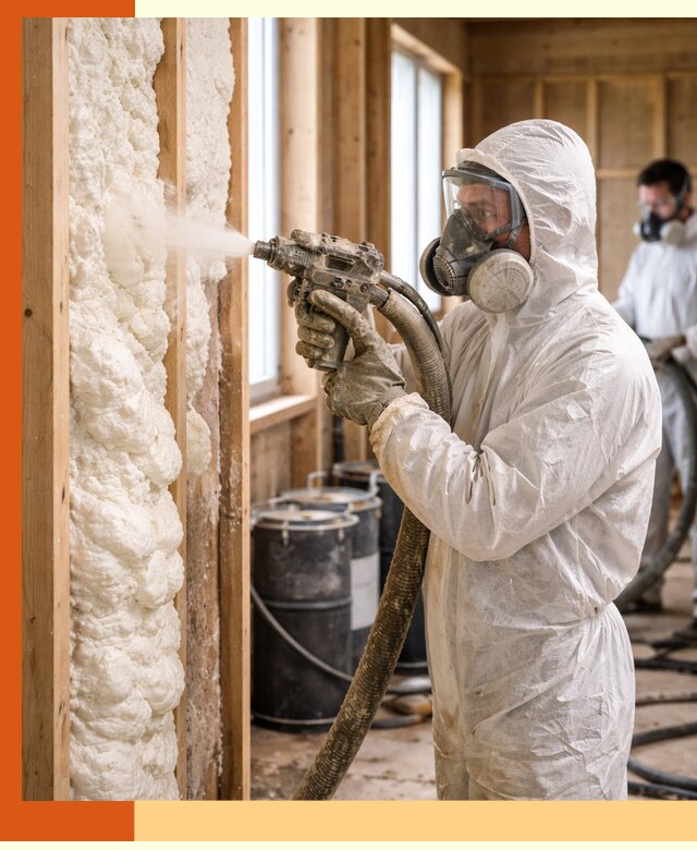 Утепление каркасного дома пенополиуретаном в Чапаевске