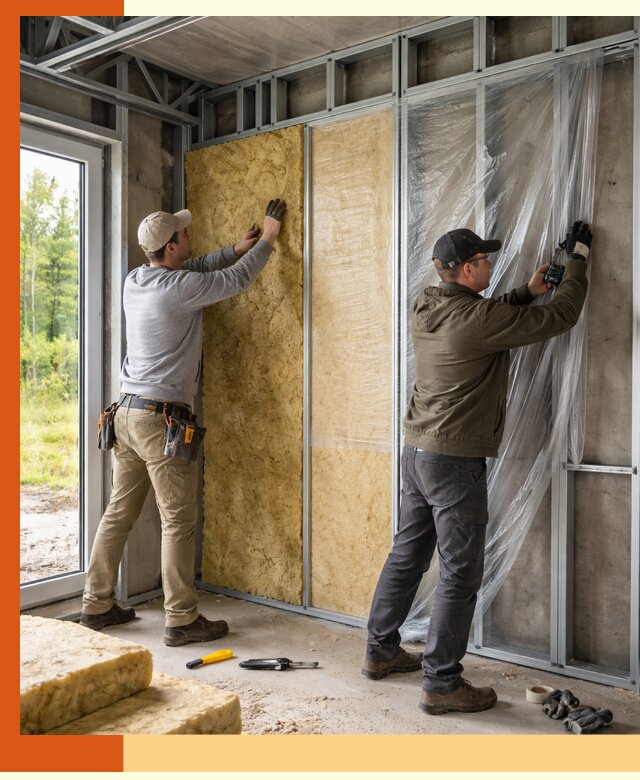 Утепление дома из ЛСТК в Чапаевске с гарантией качества и эффективности