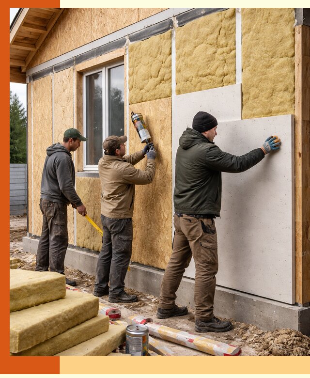 Профессиональное утепление дома из SIP-панелей в Чапаевске