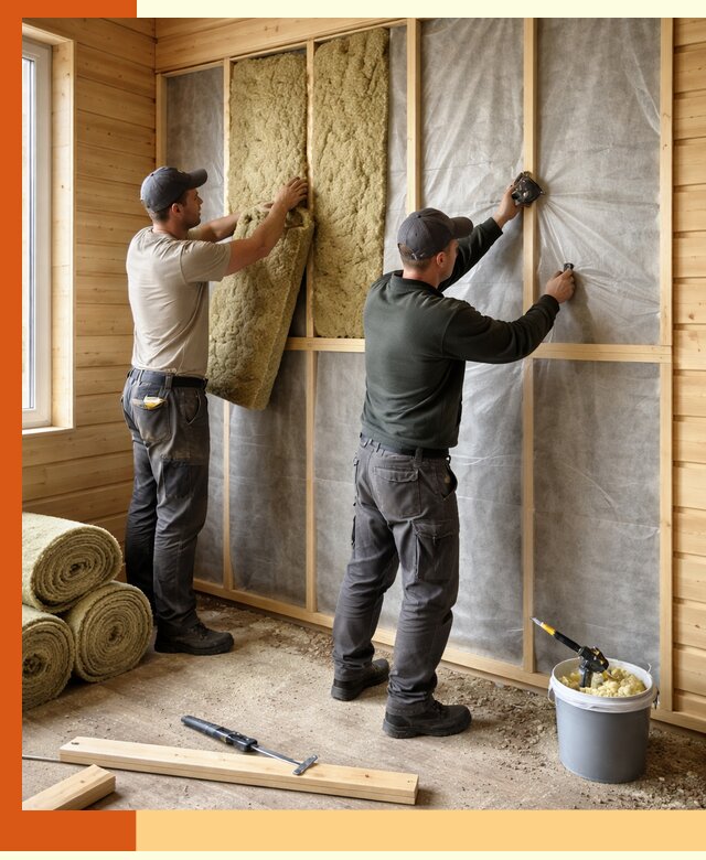 Утепление дома из минибруса в Чапаевске: комплексные теплоизоляционные работы