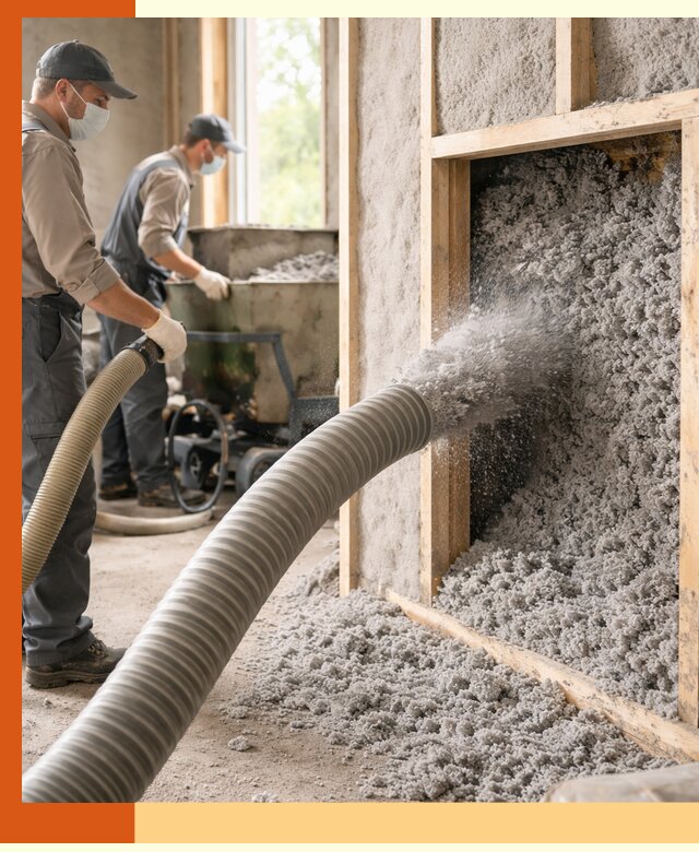 Утепление коттеджа эковатой в Чапаевске с гарантией качества