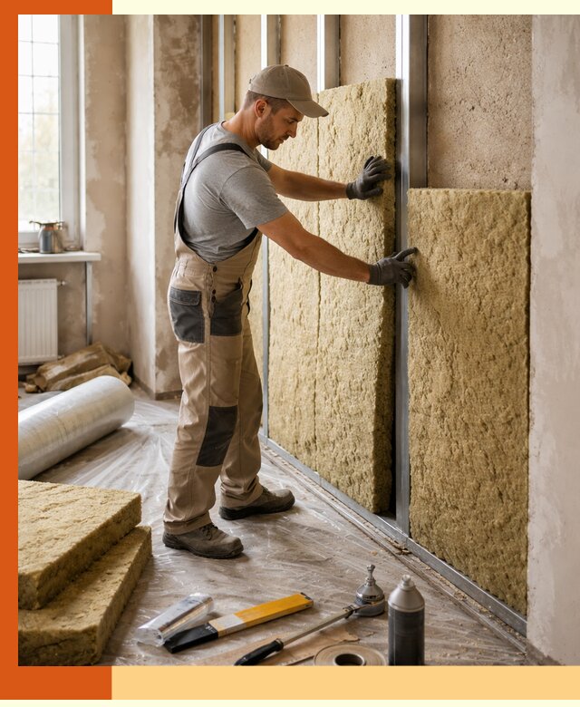 Утепление квартиры в Чапаевске — комплексная теплоизоляция стен и полов