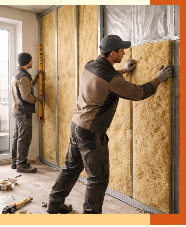 Утепление квартиры изнутри в Чапаевске от 4444 руб. за м2 | Проф. работы ТепломастерЧпв