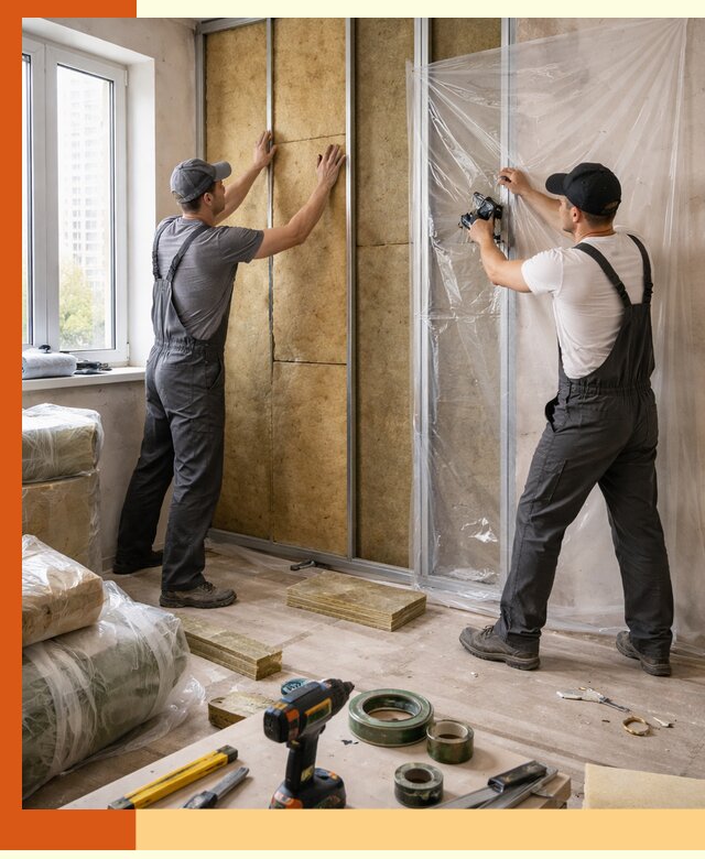 Утепление квартиры изнутри профессионально в Чапаевске