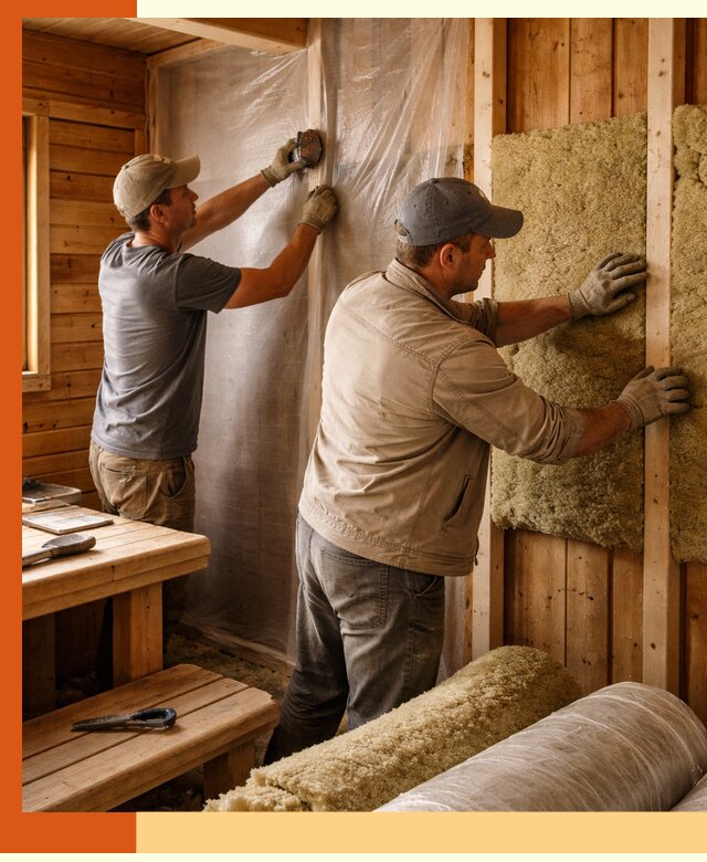 Утепление бани изнутри в Чапаевске качественно и недорого