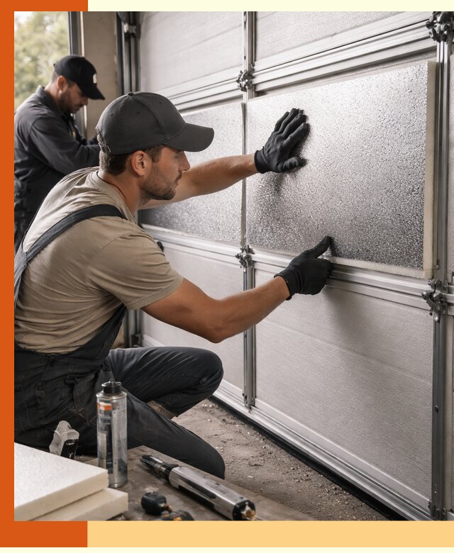 Утепление гаражных ворот в Чапаевске качественно и надежно