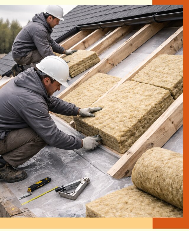 Утепление крыши в Чапаевске от 1890 руб./м2 — комплексное утепление кровли | ТепломастерЧпв