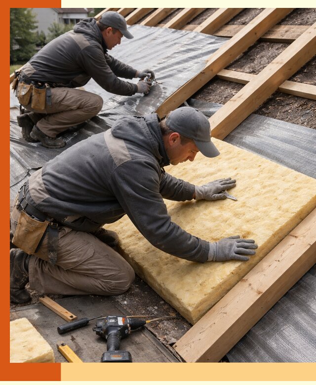 Профессиональное утепление крыши в Чапаевске качественно и надежно