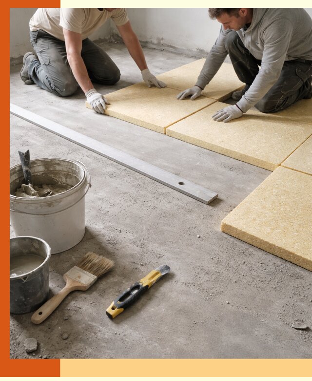 Утепление бетонного пола в Чапаевске профессионально и недорого