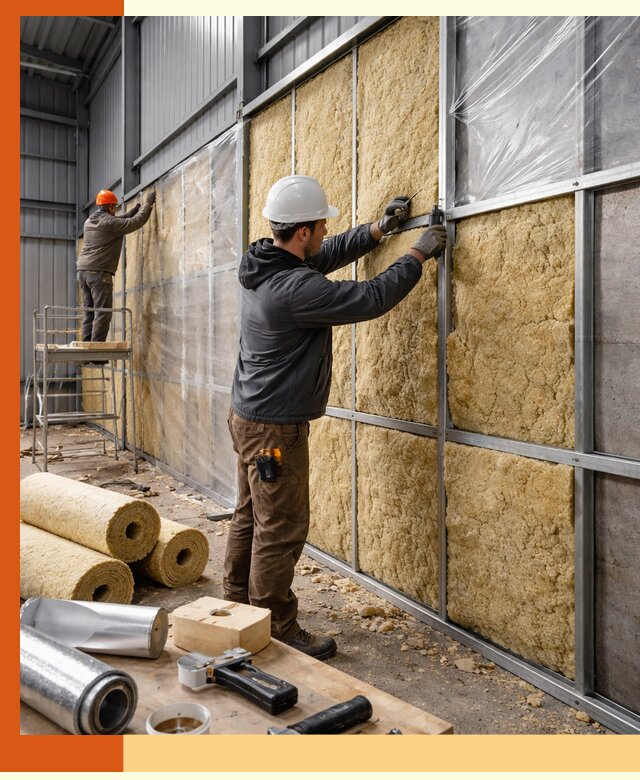 Утепление ангара в Чапаевске — профессиональная теплоизоляция помещений