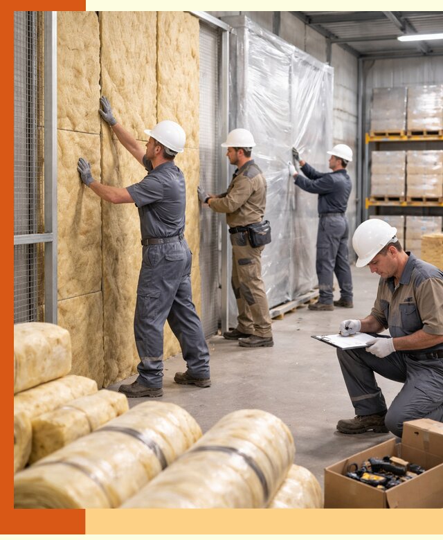 Утепление склада готовой продукции в Чапаевске качественно и быстро