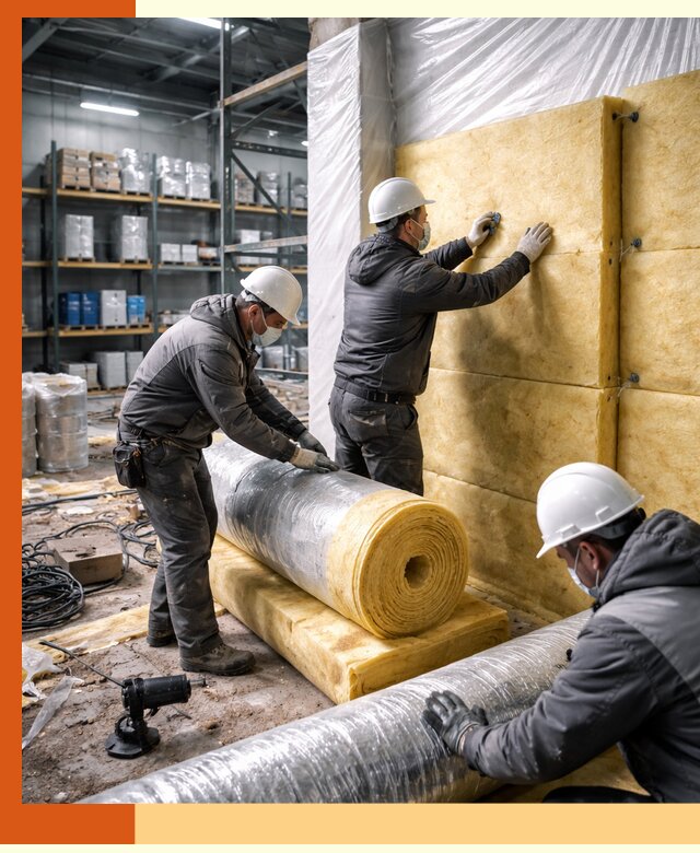 Утепление склада химсырья в Чапаевске: безопасная и эффективная изоляция