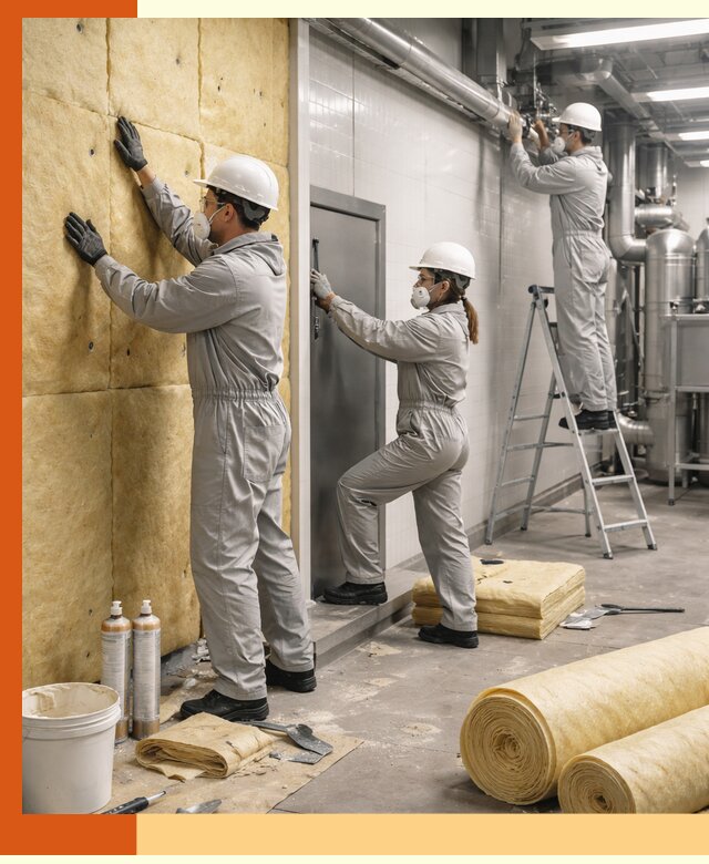 Утепление пищевого цеха под ключ в Чапаевске