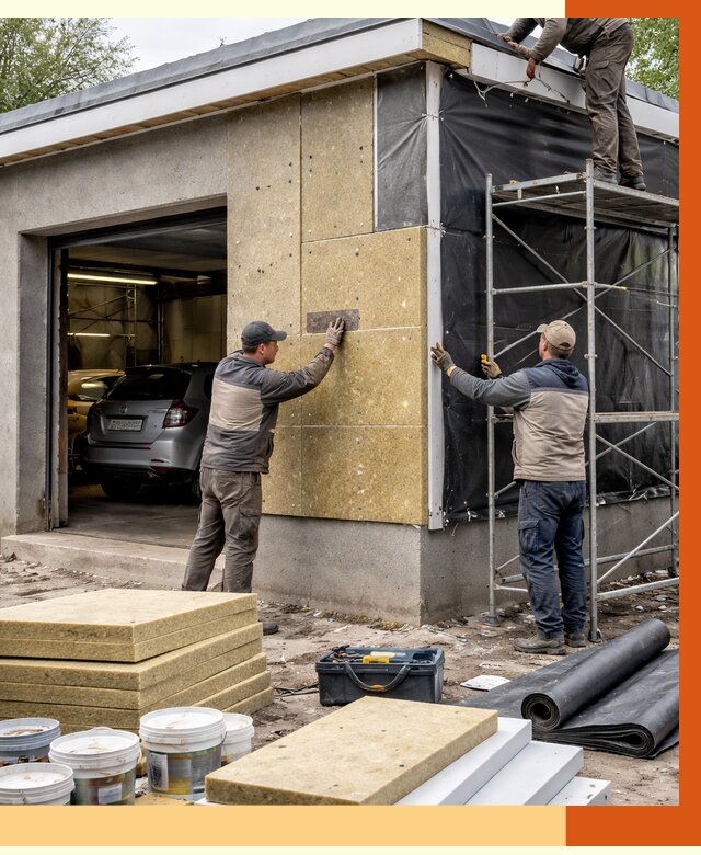 Утепление автосервиса в Чапаевске ппу, пеноизоляция, от 14812 руб/м2 — ТепломастерЧпв