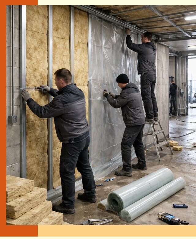 Профессиональное утепление автомойки в Чапаевске для любого типа помещений