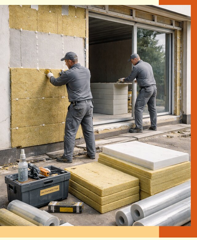 Утепление торгового павильона в Чапаевске от 14812 руб./м² под ключ | ТепломастерЧпв