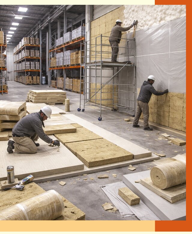 Утепление складского терминала в Чапаевске от 7661 руб./м² под ключ | ТепломастерЧпв