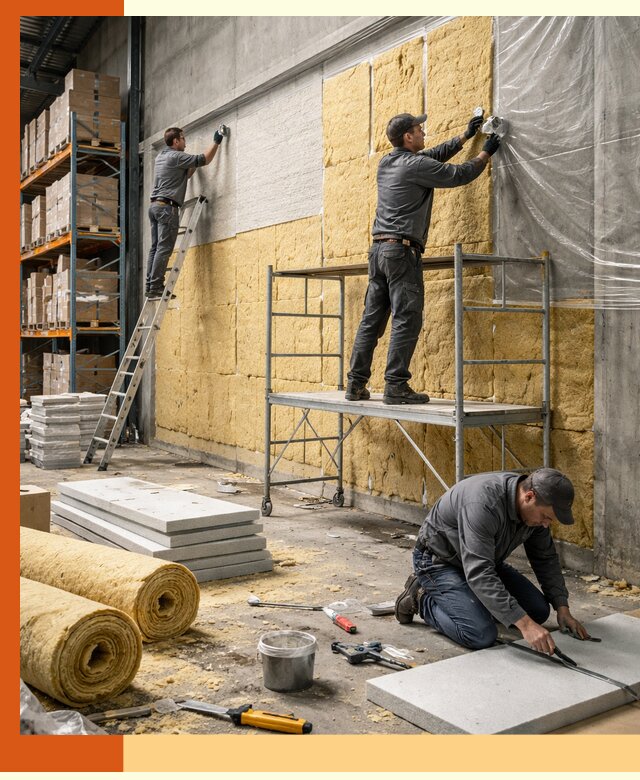 Утепление холодного склада под ключ в Чапаевске