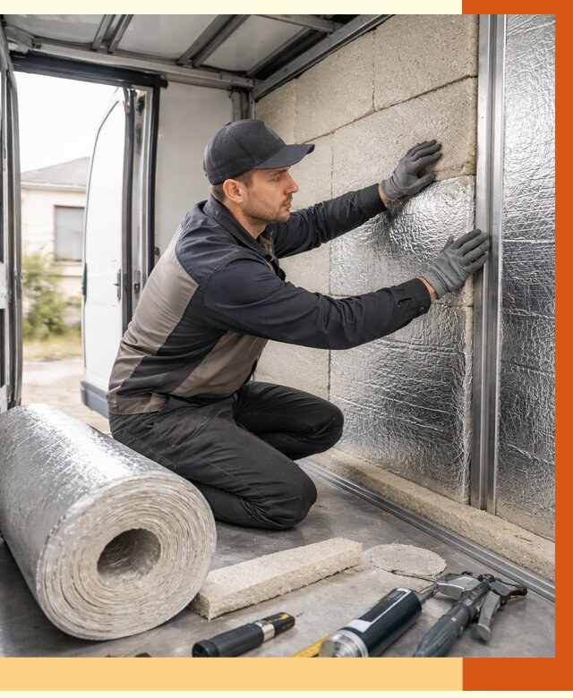 Утепление фургона рефрижератора в Чапаевске от 12769 руб./м² под ключ | ТепломастерЧпв