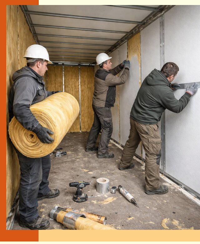 Утепление рефрижераторного контейнера в Чапаевске профессионально и надежно