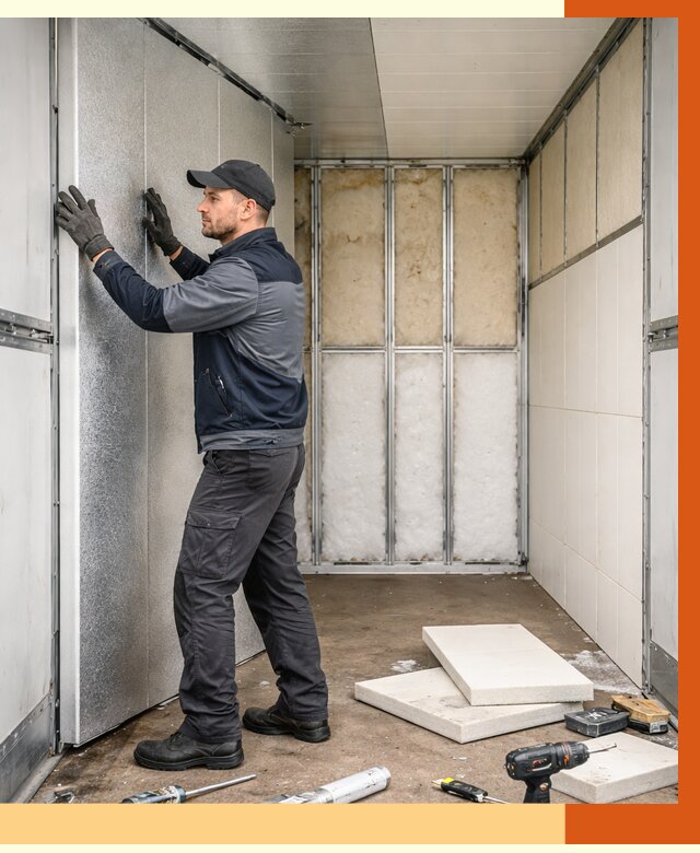 Утепление холодильного кузова в Чапаевске от 13790 руб. под ключ | ТепломастерЧпв