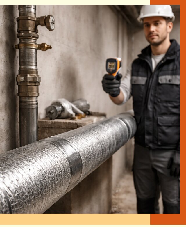 Утепление труб водоснабжения в Чапаевске от 8683 руб. за м² — услуги ТепломастерЧпв