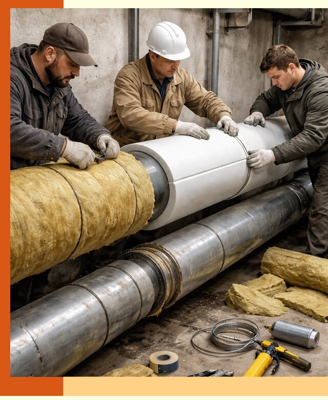 Утепление трубопровода в Чапаевске с гарантией энергоэффективности