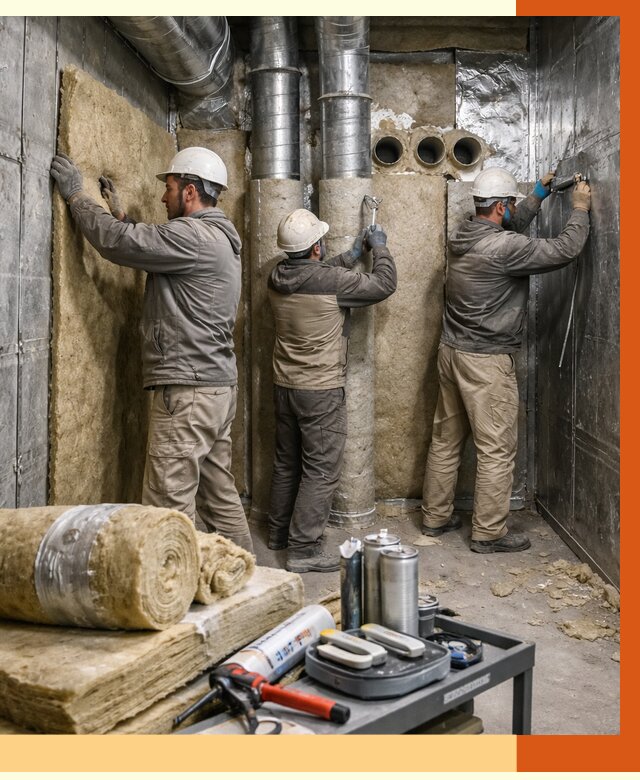 Утепление венткамеры в Чапаевске под ключ от 1481 руб. — профессионально | ТепломастерЧпв