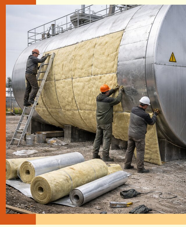Утепление резервуаров с топливом в Чапаевске надежно и экономично