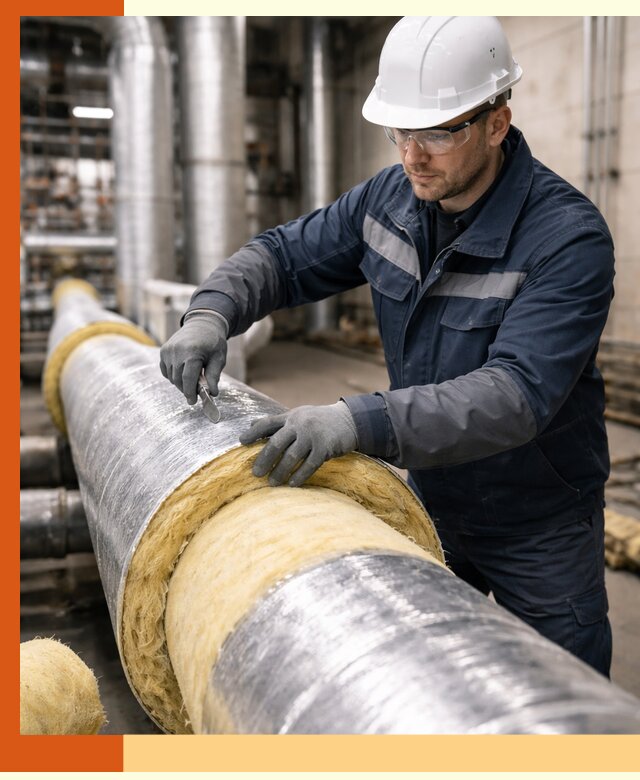 Утепление технологического оборудования и заводских установок в Чапаевске