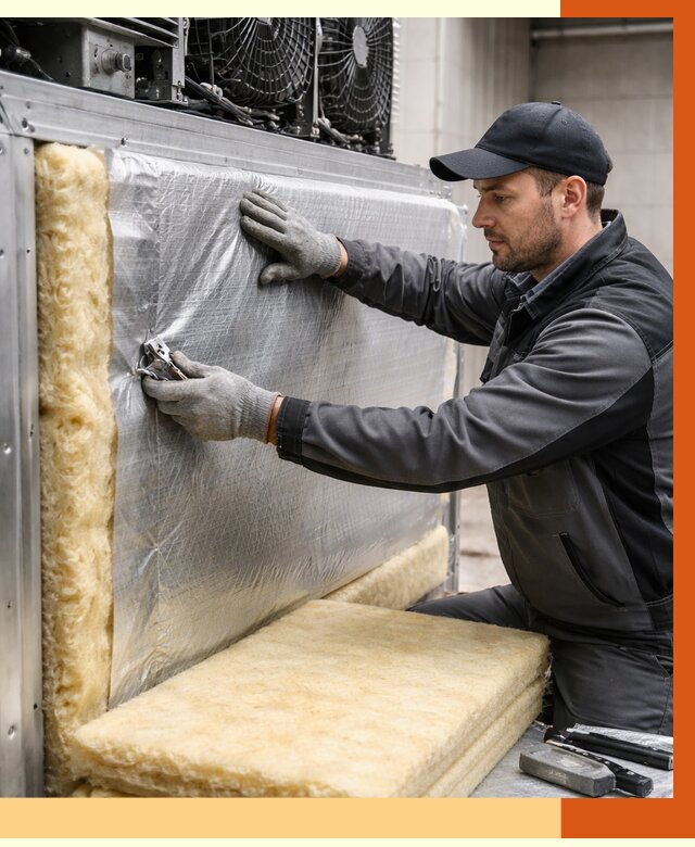 Утепление холодильного агрегата в Чапаевске от 8683 руб. под ключ | ТепломастерЧпв