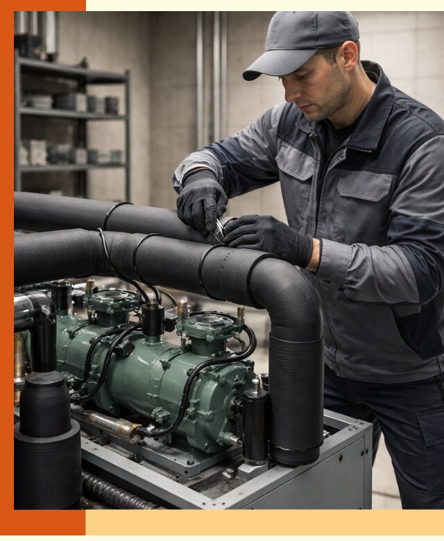 Утепление холодильного агрегата и теплоизоляция в Чапаевске