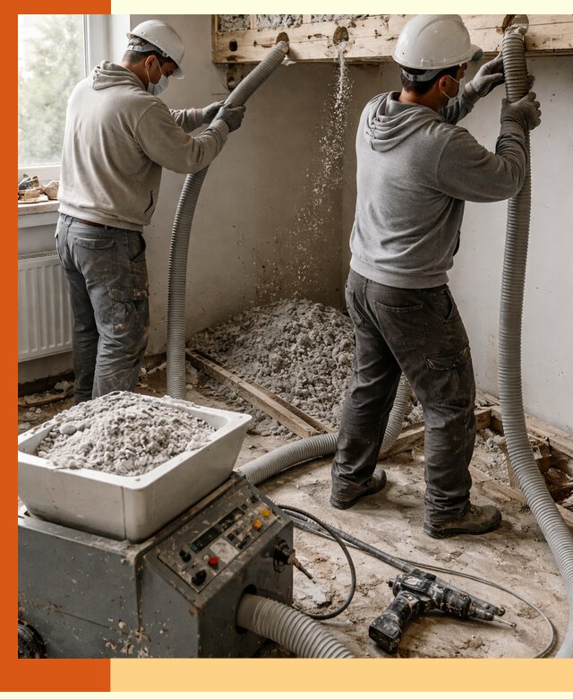 Заполнение пустот перекрытий пеной и наполнителями в Чапаевске