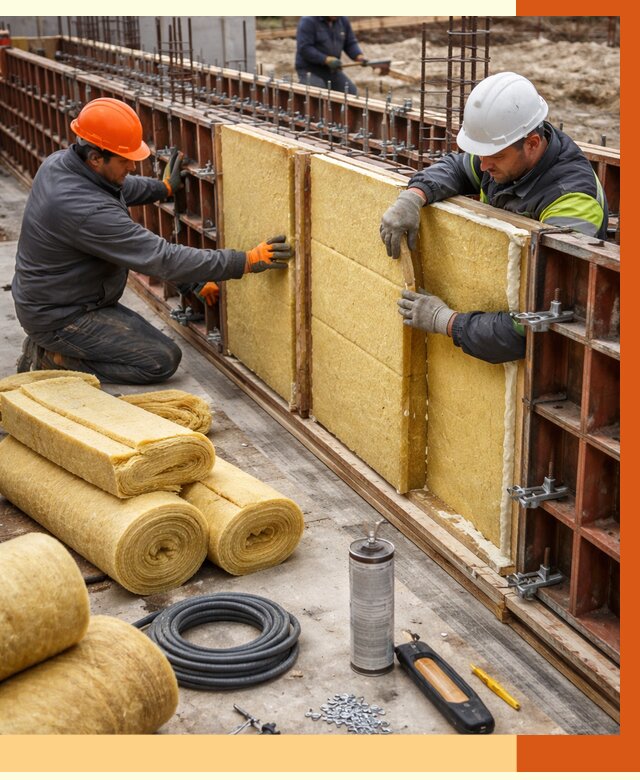 Теплоизоляция опалубки в Чапаевске от 7355 руб. за м2 — услуги и монтаж | ТепломастерЧпв
