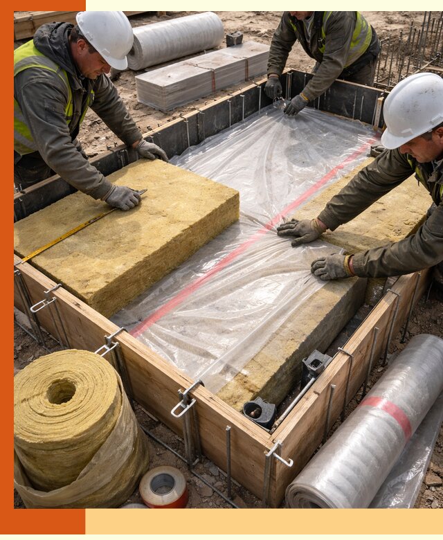 Теплоизоляция опалубки для строительства в Чапаевске