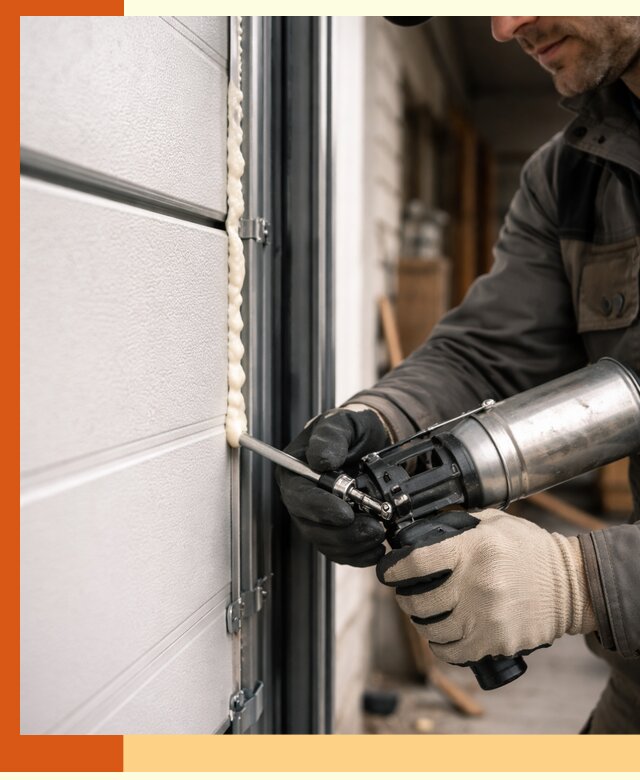 Заполнение пустот ворот в Чапаевске профессионально и герметично