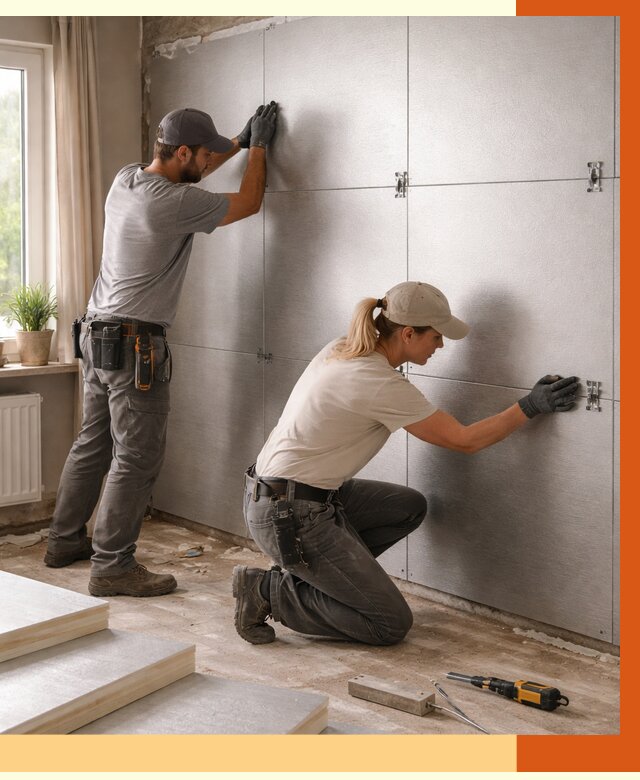 Утепление PIR панелями в Чапаевске от 4290 руб. под ключ | ТепломастерЧпв