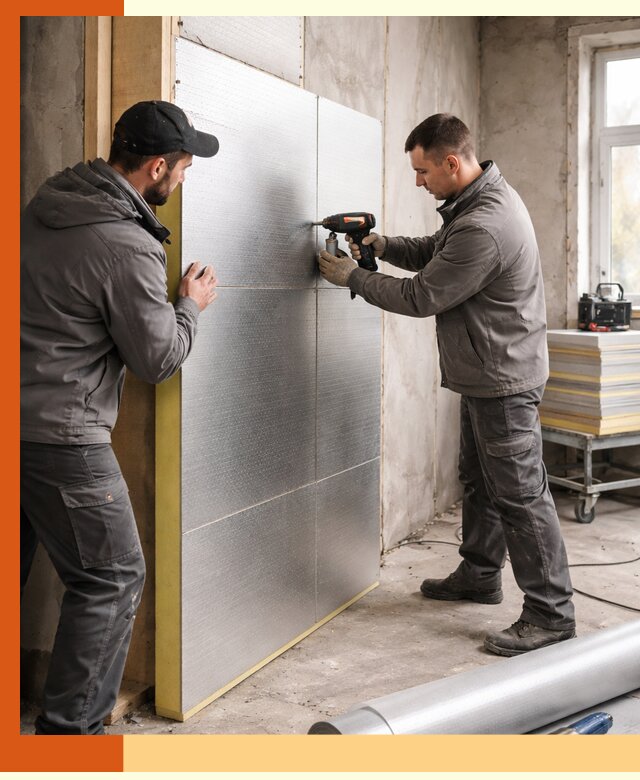 Утепление PIR панелями домов и зданий в Чапаевске