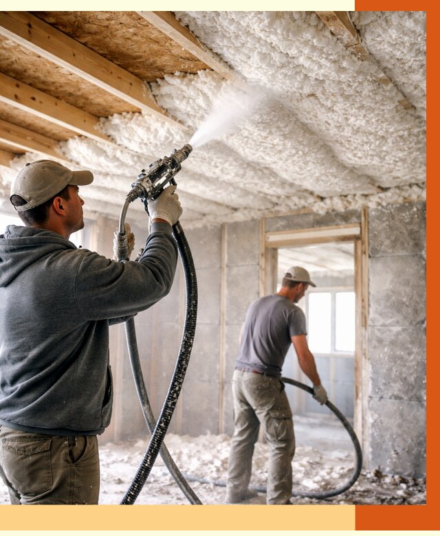 Утепление пеноизолом в Чапаевске от 1634 руб./м2 под ключ | ТепломастерЧпв