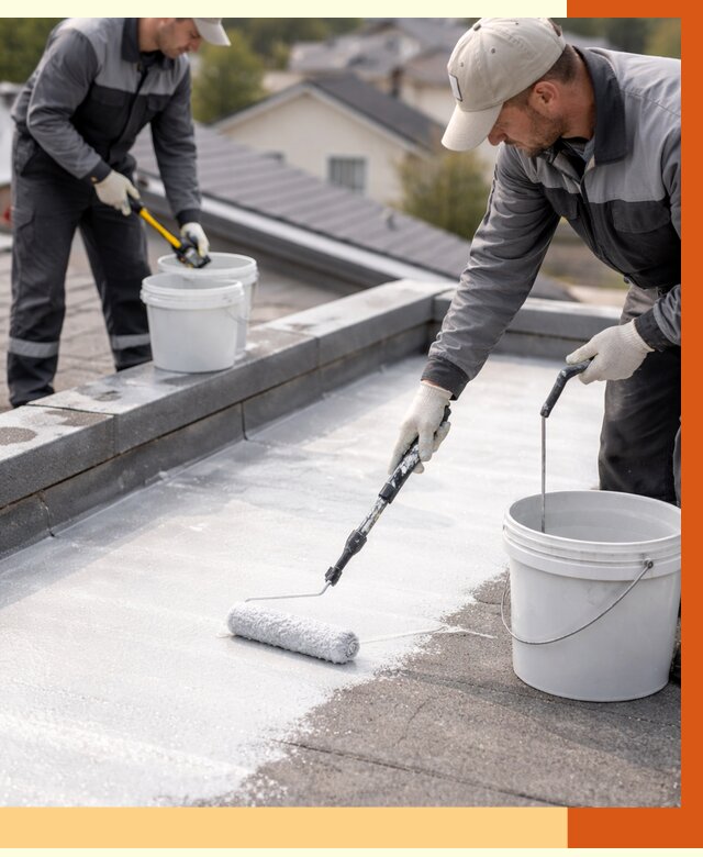 Утепление кровли жидкой теплоизоляцией в Чапаевске от 2196 руб./м2 | ТепломастерЧпв