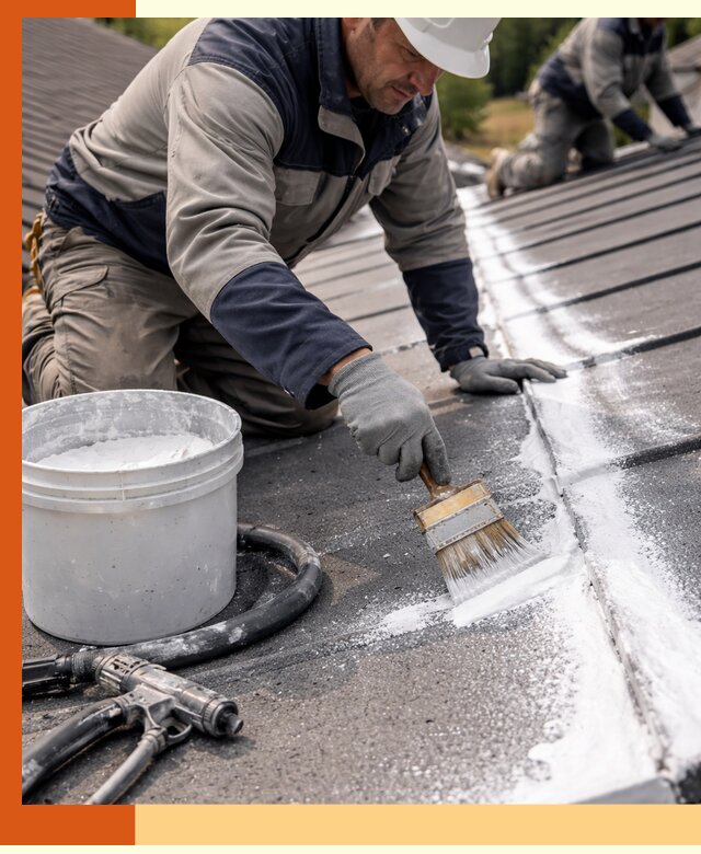 Утепление кровли жидкой теплоизоляцией в Чапаевске