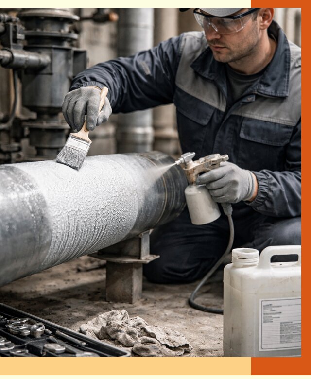 Утепление оборудования жидкой теплоизоляцией в Чапаевске от 4597 руб. | ТепломастерЧпв