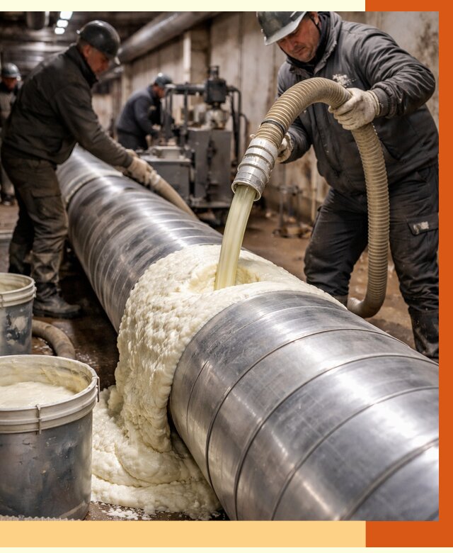 Утепление теплотрассы жидкой теплоизоляцией в Чапаевске от 4290 руб. | ТепломастерЧпв