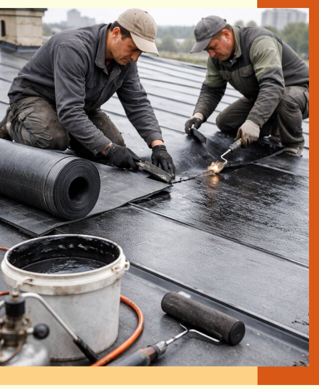 Гидроизоляция фальцевой кровли в Чапаевске от 7661 руб. под ключ | ТепломастерЧпв