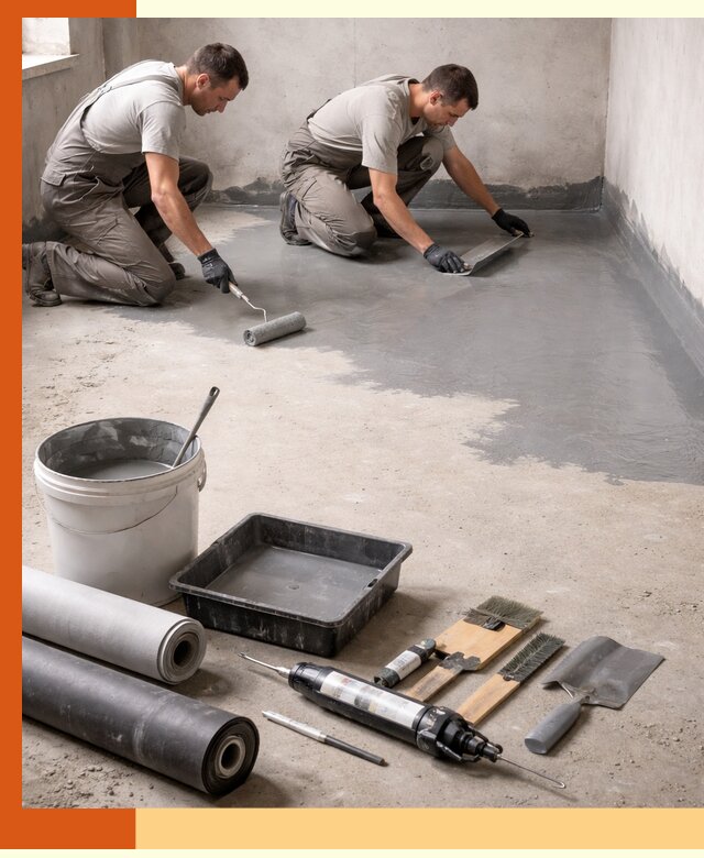 Гидроизоляция пола в Чапаевске — надежная защита от влаги и протечек