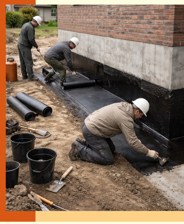 Гидроизоляция фундамента в Чапаевске: надежная защита строений