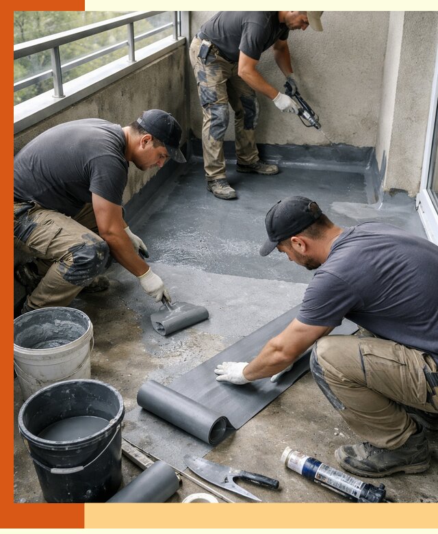 Гидроизоляция балкона в Чапаевске: надежная защита от протечек