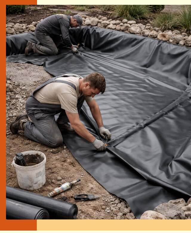 Гидроизоляция пруда в Чапаевске: надежная защита и герметизация