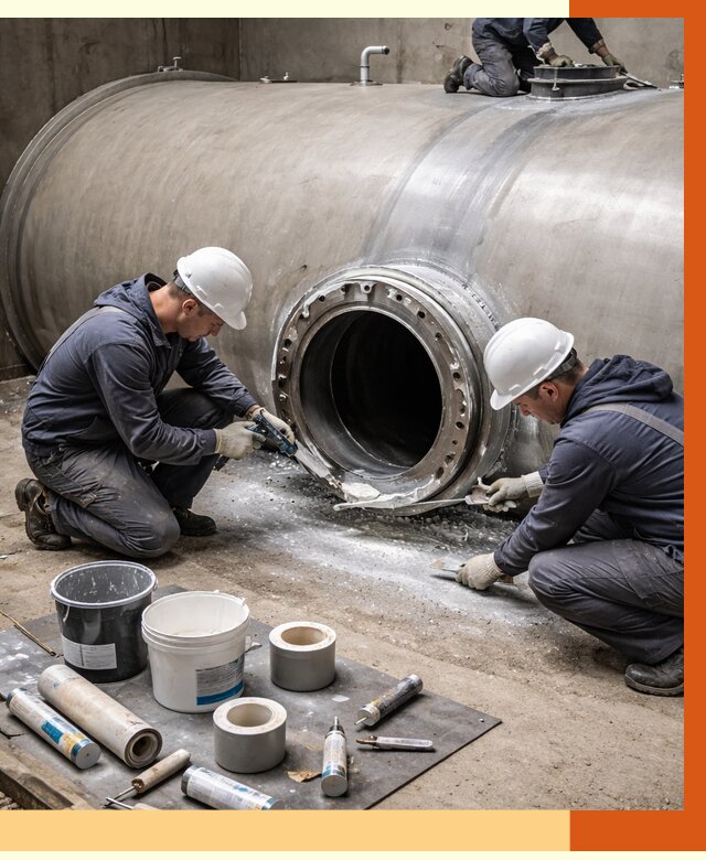 Гидроизоляция резервуара с топливом в Чапаевске от 76613 руб. под ключ | ТепломастерЧпв