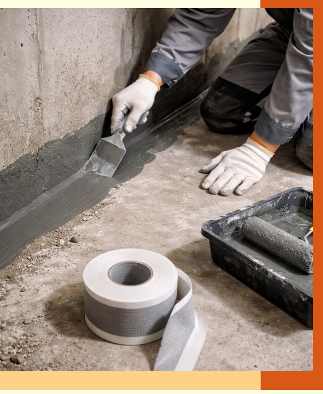 Гидроизоляция швов и герметизация стыков в Чапаевске от 1277 руб. | ТепломастерЧпв